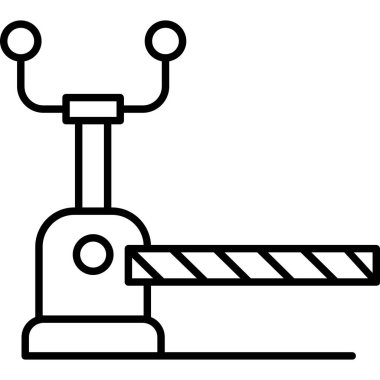 Testere ikonu. özet vektör illüstrasyonu