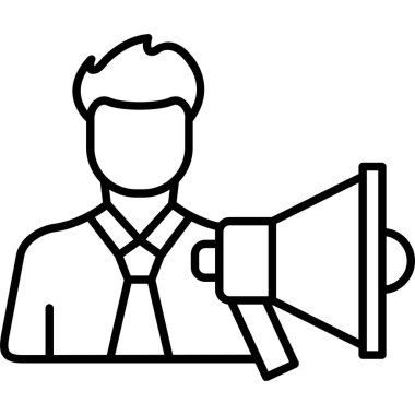 hoparlör vektör illüstrasyonu