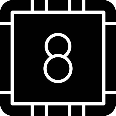 7 sayısının vektör illüstrasyonu