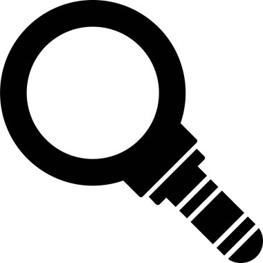 trend biçimi izole edilmiş arkaplanda arama simgesi bul