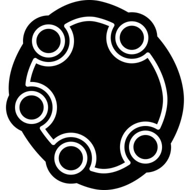 Çip. Web simgesi basit illüstrasyon