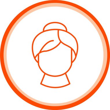 Saç Tedavi Simgesi, Web Kullanımı için Basit Vektör İllüstrasyonu