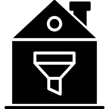 Ev. Web simgesi basit tasarım