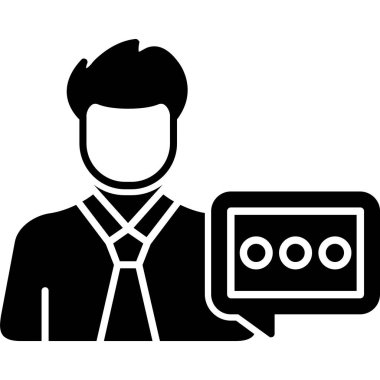 Yönetici simgesi vektör illüstrasyonu