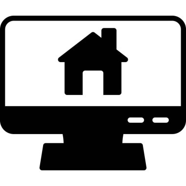 ev vektörü illüstrasyonu, Web kullanımı için Basit Vektör İllüstrasyonu