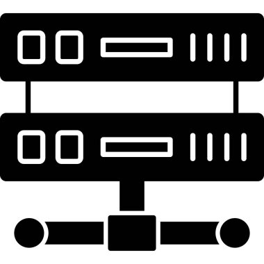 Ağ simgesi, basit vektör illüstrasyonu