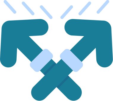 Yön. Web simgesi basit illüstrasyon