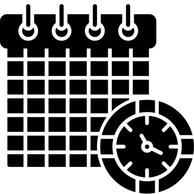 takvim tarihi simgesi ana hat biçiminde