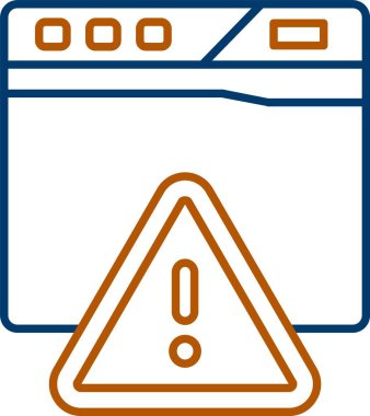 Uyarı hatası simgesi ana hat biçiminde