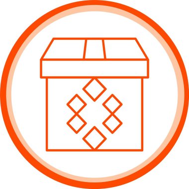 güzel hediye kutusu vektör simgesi