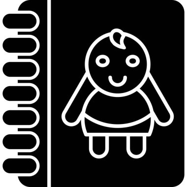 bebek ikonu vektör illüstrasyonu