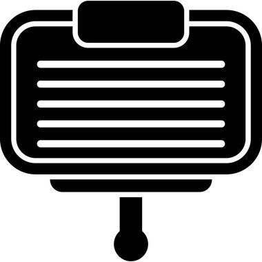 Gaz ısıtıcısının basit vektör çizimi