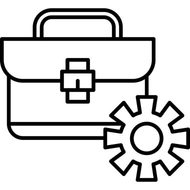 dişli simgesi vektör illüstrasyonu