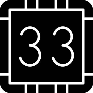 Saat. Web simgesi basit illüstrasyon