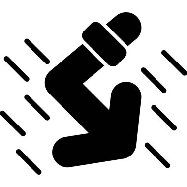 Bir insan simgesinin vektör illüstrasyonu