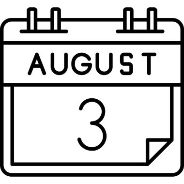 Takvim simgesi tasarımı, vektör illüstrasyonu