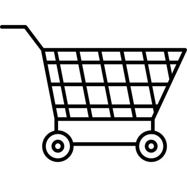 Alışveriş arabası. Basit tasarım