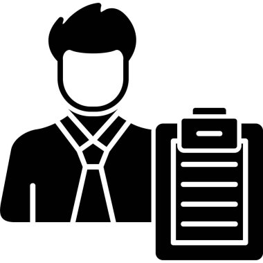 yönetici çalışan yönetici simgesi sağlam stil