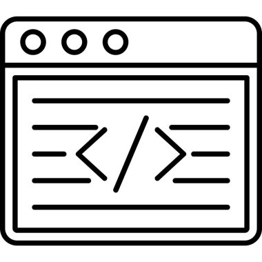 programlama kodu simgesi, özet biçimi