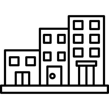 şehir simgesi vektör illüstrasyon tasarımı oluşturuluyor