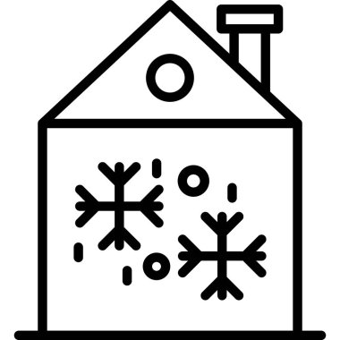 ev simgesi vektör illüstrasyonu