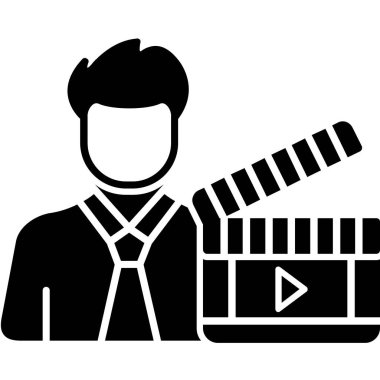 Bayrak simgesine sahip iş adamı