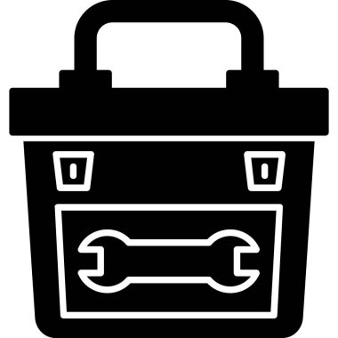 kutu simgesi. Web için basit taşıyıcı vektör simgeleri çizimi