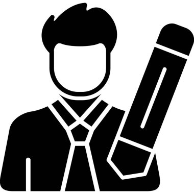 Beyaz arka planda silahı, illüstrasyonu, vektörü olan bir iş adamı.