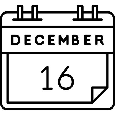 Tarih için takvimi olan illüstrasyon