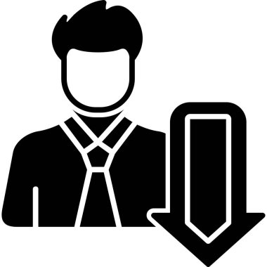 iş adamı iş adamı simgesi ana hatlarıyla