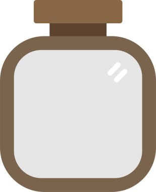 Düz bir şekilde cam içecek ikonu iç