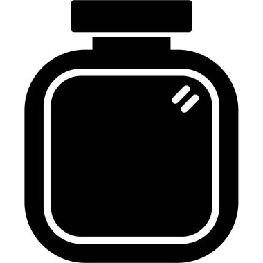 İzole edilmiş tek bir pil simgesinin vektör çizimi