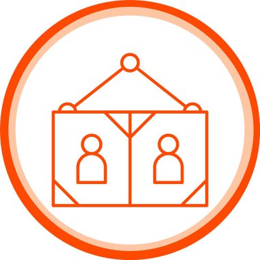 Eşsiz Ev Vektör Satırı Simgesi