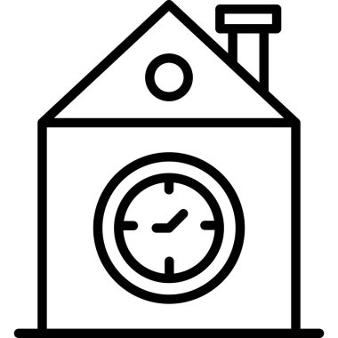 Alarm saat vektör simgesi