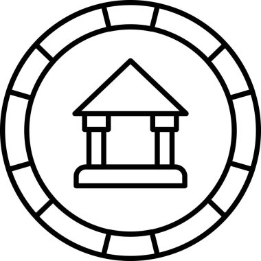 ev simgesi vektör illüstrasyonu