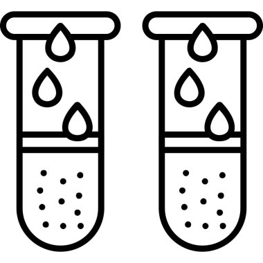 Deneme tüpü. Basit simge