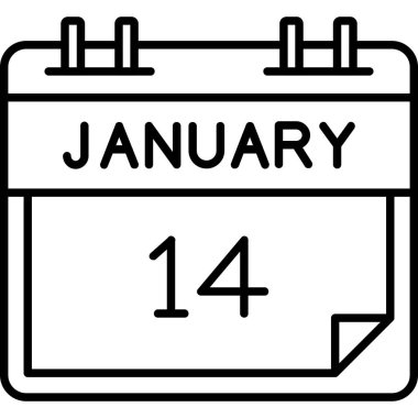 14 Şubat - Takvim simgesi