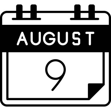 1 Ağustos - takvim - takvim tasarımı