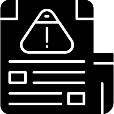 belge dosya simgesi, vektör illüstrasyonu