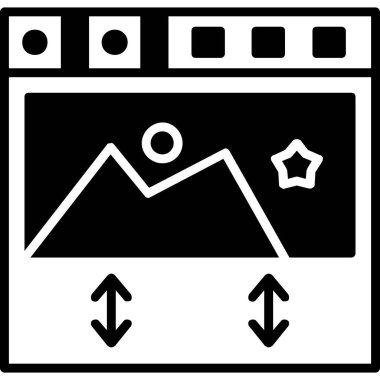 seo modern simgesinin vektör illüstrasyonu