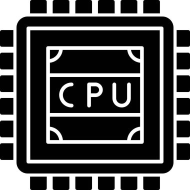 CPU kutsal kişilerin resmi, vektör çizim
