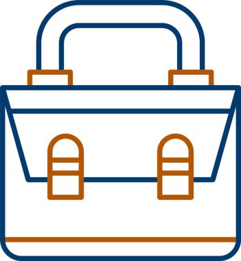 Çanta. Web kullanımı için basit tasarım, Basit Vektör İllüstrasyonu