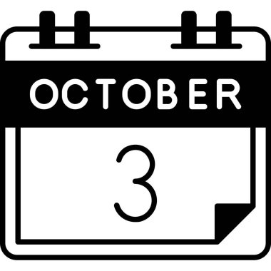 Ekim Eylül takvim simgesi