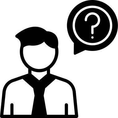 soru simge vektör çizim