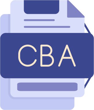 dosya biçimi simgesi, vektör illüstrasyonu