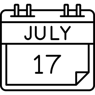 Takvim simgesi tasarımı, vektör illüstrasyonu