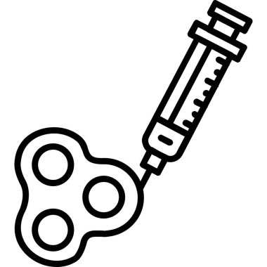 Modern simgenin vektör illüstrasyonu