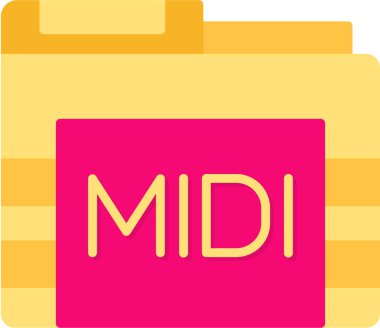 Bir belge dosyasının vektör illüstrasyonu