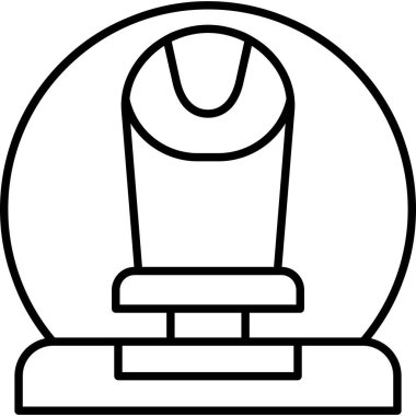 Modern bir simgenin vektör illüstrasyonu