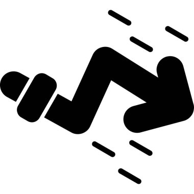 Bir insan simgesinin vektör illüstrasyonu